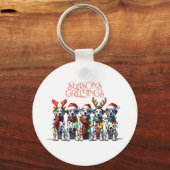 季節の挨拶 キーホルダー (正面)