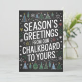 季節の挨拶 – クリスマスカード (スタンド正面)