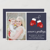 季節の挨拶 |クリスマス シーズンカード (正面/裏面)