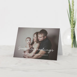 季節の挨拶 シンプルフォト シーズンカード
