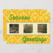 季節の挨拶 シーズンカード (正面/裏面)