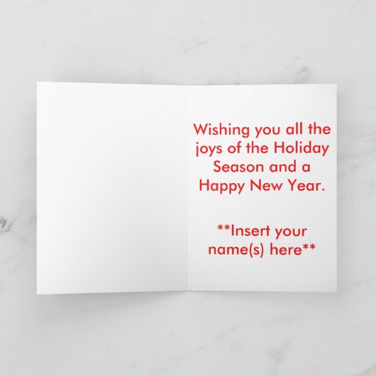 季節の挨拶 シーズンカード (内部)