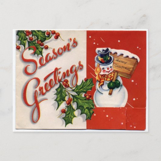 季節の挨拶 シーズンポストカード (正面)