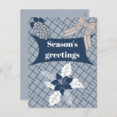 季節の挨拶 シーズンポストカード (正面/裏面)