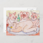 季節の挨拶 シーズンポストカード (正面/裏面)