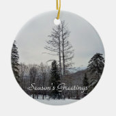 季節の挨拶 セラミックオーナメント (正面)