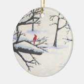 季節の挨拶 セラミックオーナメント (左)