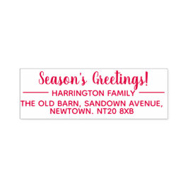 季節の挨拶 セルフインキングスタンプ