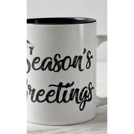 季節の挨拶 ツートーンマグカップ