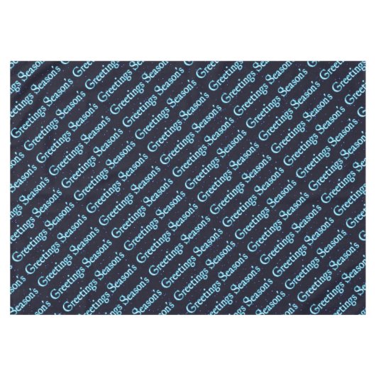 季節の挨拶 テーブルクロス (正面(横))