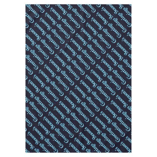 季節の挨拶 テーブルクロス (正面)