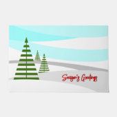 季節の挨拶 ドアマット (正面)