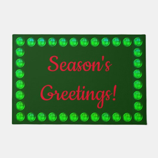 季節の挨拶 ドアマット (正面)