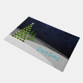 季節の挨拶 ドアマット (アングル)