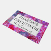 季節の挨拶 ドアマット (アングル)