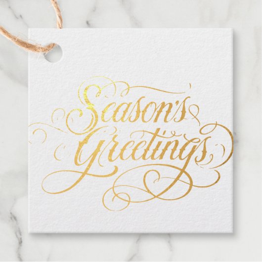 季節の挨拶 フェイバータグ (正面)