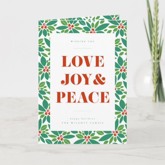 季節の挨拶 |フォトホリデーカードの追加 シーズンカード (正面)