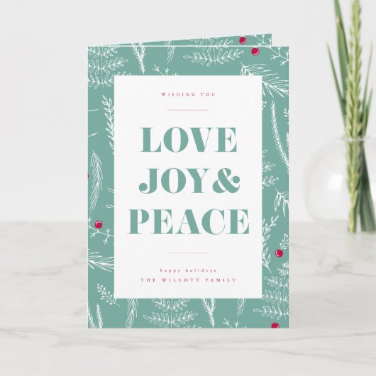 季節の挨拶 |フォトホリデーカードの追加 シーズンカード (正面)