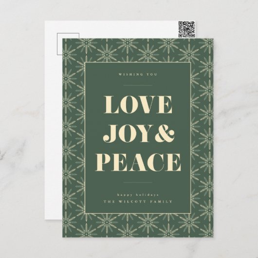 季節の挨拶 |フォトポストカードの追加 ポストカード (正面/裏面)