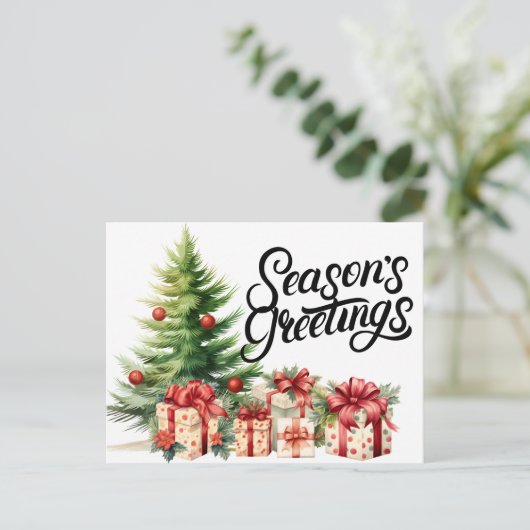 季節の挨拶 ポストカード (スタンド正面)