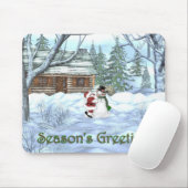 季節の挨拶 マウスパッド (マウス)