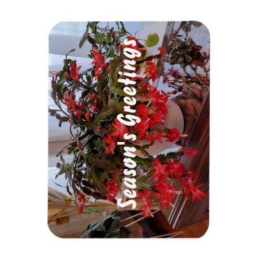 季節の挨拶 マグネット (縦)