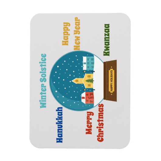 季節の挨拶  マグネット (縦)