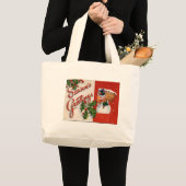 季節の挨拶 ラージトートバッグ (正面(商品))