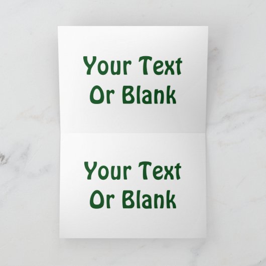 季節の挨拶-静かな夜 シーズンカード (内部)