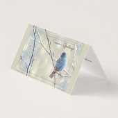 季節の挨拶 – Indigo Bird (正面)