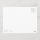 季節の挨拶v.5d: 明白なクリスマス(列車) シーズンポストカード (裏面)