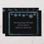 季節の最もあたたかいご挨拶 ビジネスフレンドリー シーズンカード (正面/裏面)