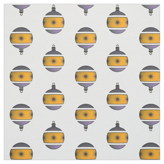 季節の木のグローブクリスマスデコール ファブリック (見本)