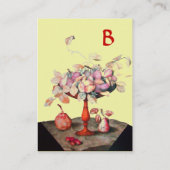 季節の果実,花,葉モノグラムYello 名刺 (裏面)