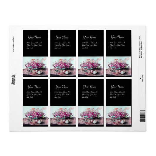 季節の果物3 ラベル (フルシート)