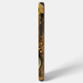 季節の果物 / カボチャのモノグラム iPhoneケース (左側面)