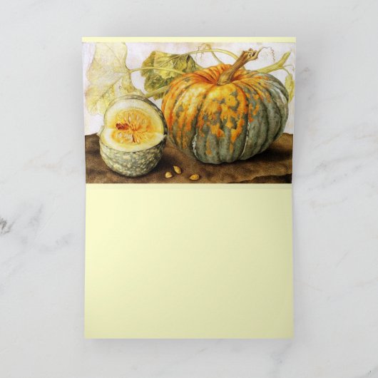 季節の果物 カード (内部)