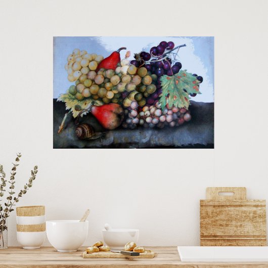 季節の果物 ポスター (キッチン)