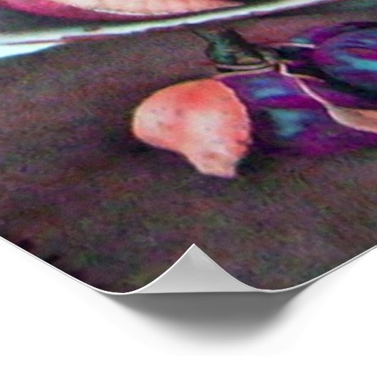 季節の果物 ポスター (角)