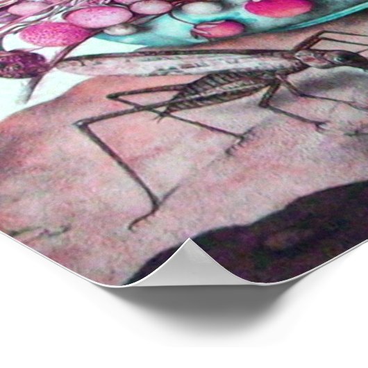 季節の果物 ポスター (角)