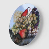 季節の果物 ラージ壁時計 (傾斜)