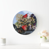 季節の果物 ラージ壁時計 (ホーム)