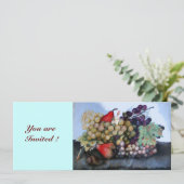 季節の果物 1 - ブドウとナシ 招待状 (スタンド正面)