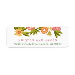 季節の植物の花が咲く お返事ください ラベル