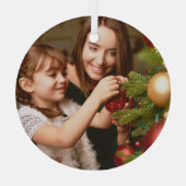 季節の母と娘飾の木 ガラスオーナメント (裏面)