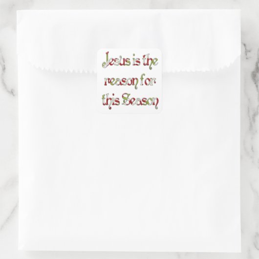 季節の理由はイエスだ スクエアシール (バッグ)