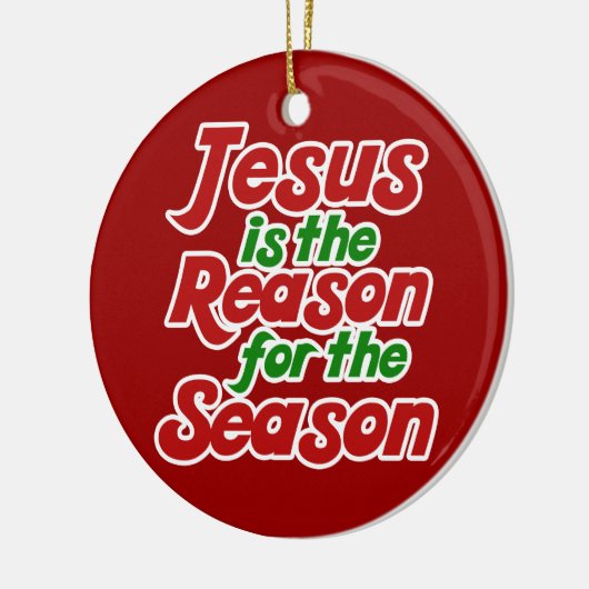 季節の理由はイエスだ セラミックオーナメント (左)