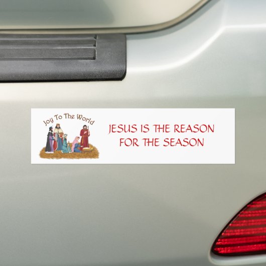 季節の理由はイエスだ バンパーステッカー (車上)