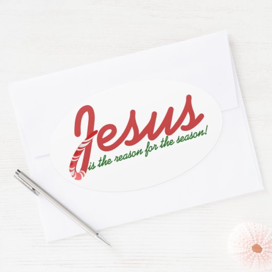 季節の理由はイエスだ 楕円形シール (封筒)