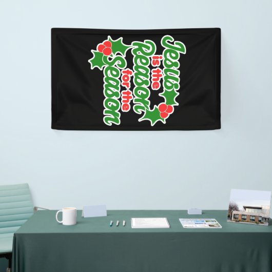 季節の理由はイエスだ 横断幕 (トレードショー)